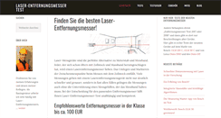 Desktop Screenshot of laserentfernungsmesser-test.de