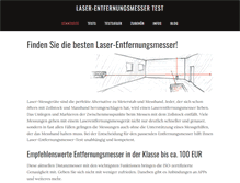 Tablet Screenshot of laserentfernungsmesser-test.de